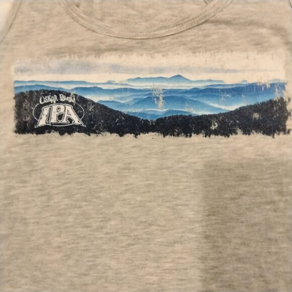 Casitas Blue IPA Racerback Tank Top S Gray Small Craft Beer - Picture 2 of 6